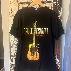 Bruce Springsteen E Street 2014 Tour Black T-Shirt. Men’s. XL